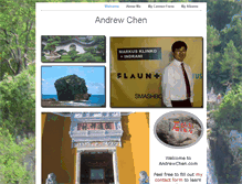 Tablet Screenshot of andrewchen.com